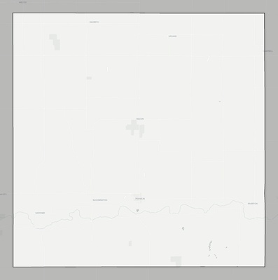 Franklin County NE county basemap context
