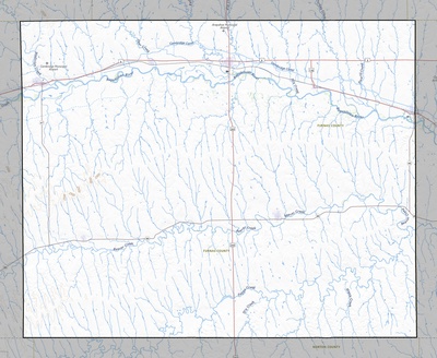 Furnas County NE USGS topo map