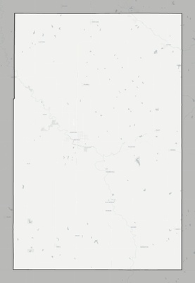 Gage County NE county basemap context
