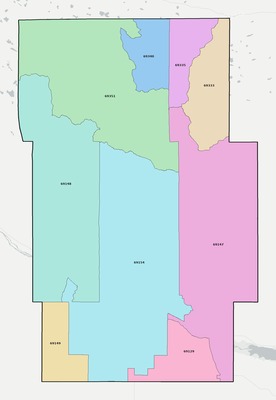 Garden County NE ZIP code boundaries map