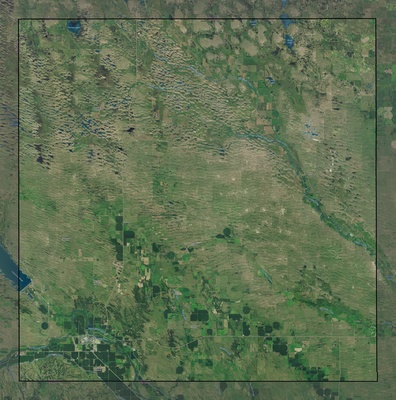 Garfield County NE USGS imagery and topo map
