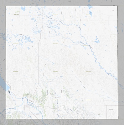 Garfield County NE USGS topo map