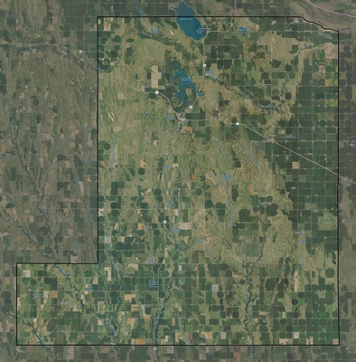 Gosper County NE USGS imagery and topo map