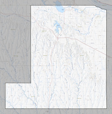 Gosper County NE USGS topo map