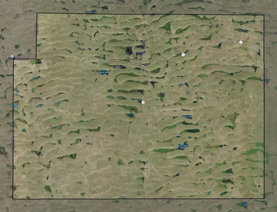 Grant County NE USGS imagery and topo map