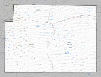 Grant County NE USGS topo map