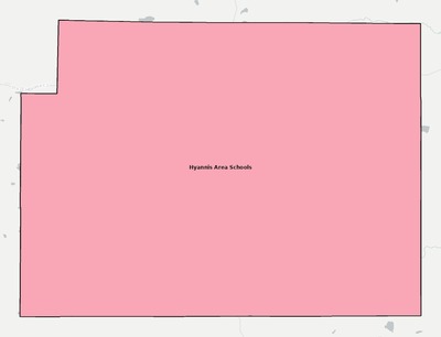 Grant County NE school district boundaries map