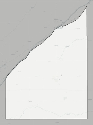 Hamilton County NE county basemap context