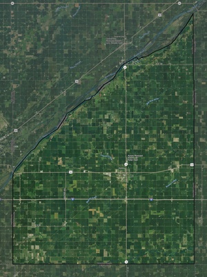 Hamilton County NE USGS imagery and topo map