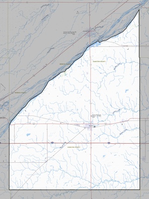 Hamilton County NE USGS topo map