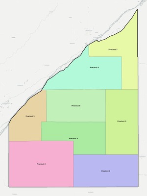 Hamilton County NE townships and subdivisions map