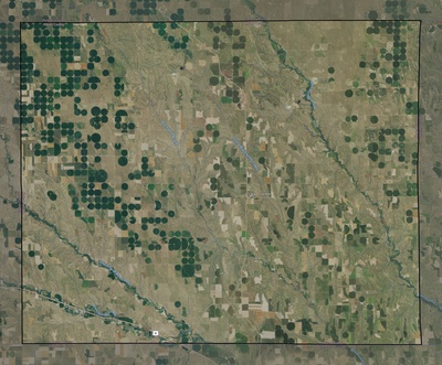 Hayes County NE USGS imagery and topo map