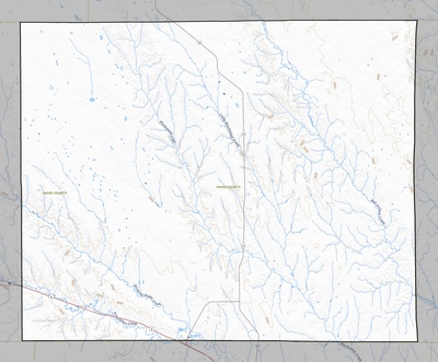 Hayes County NE USGS topo map
