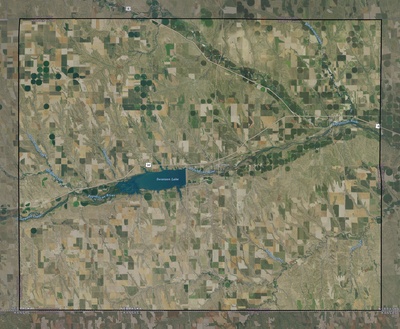 Hitchcock County NE USGS imagery and topo map
