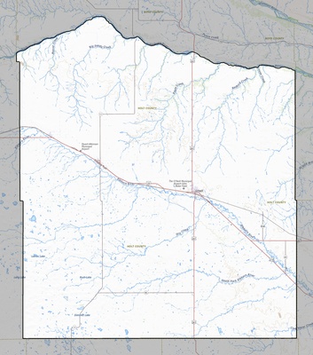 Holt County NE USGS topo map