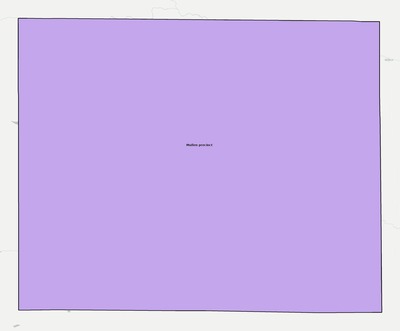 Hooker County NE townships and subdivisions map