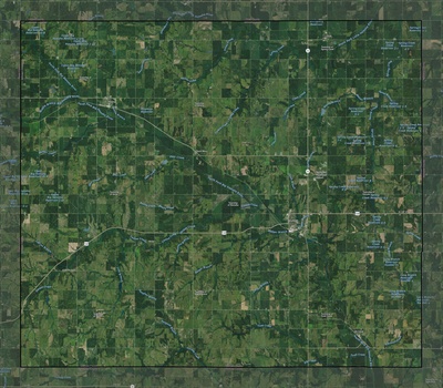 Johnson County NE USGS imagery and topo map