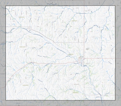 Johnson County NE USGS topo map