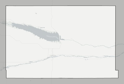 Keith County NE county basemap context