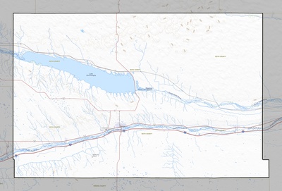 Keith County NE USGS topo map