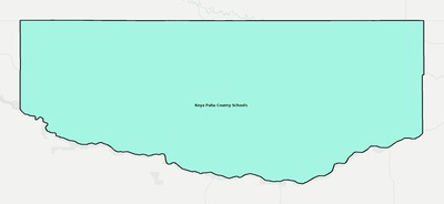 Keya Paha County NE school district boundaries map