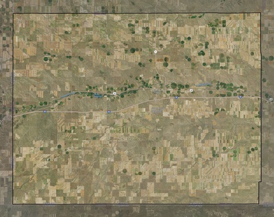 Kimball County NE USGS imagery and topo map