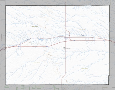 Kimball County NE USGS topo map
