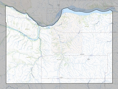 Knox County NE USGS topo map