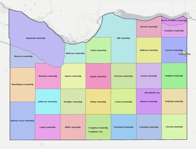Knox County NE subdivision map preview