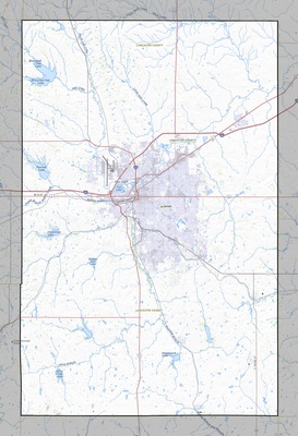 Lancaster County NE USGS topo map