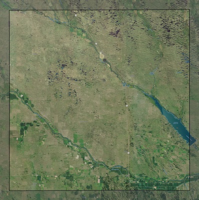Loup County NE USGS imagery and topo map