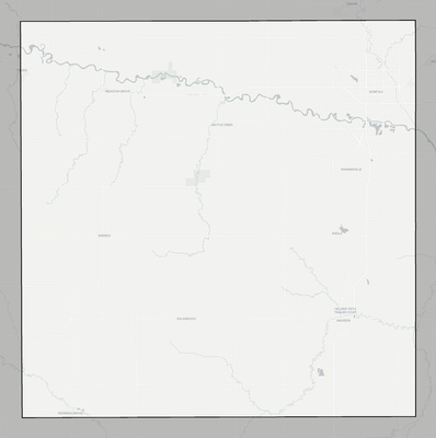 Madison County NE county basemap context