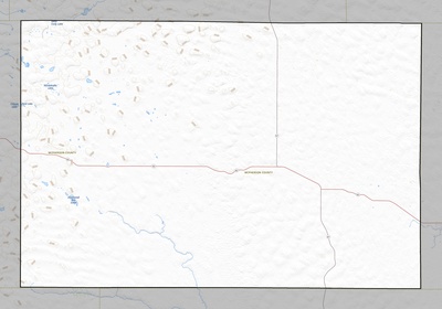 McPherson County NE USGS topo map