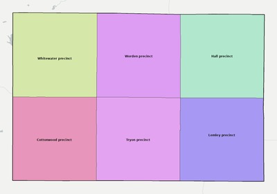 McPherson County NE townships and subdivisions map