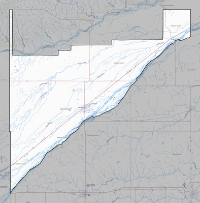 Merrick County NE USGS topo map