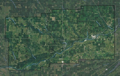 Nance County NE USGS imagery and topo map