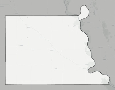 Nemaha County NE county basemap context