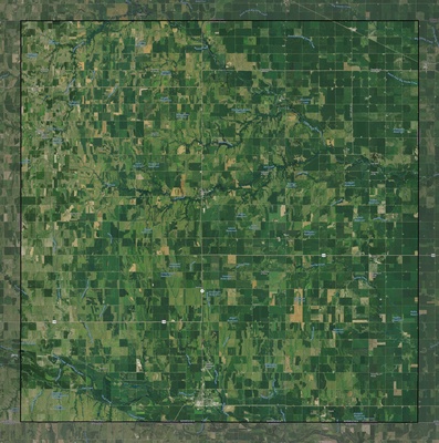 Nuckolls County NE USGS imagery and topo map