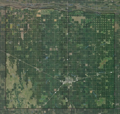 Phelps County NE USGS imagery and topo map