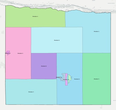 Phelps County NE townships and subdivisions map