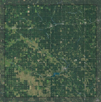 Pierce County NE USGS imagery and topo map