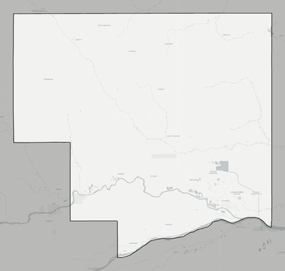 Platte County NE county basemap context