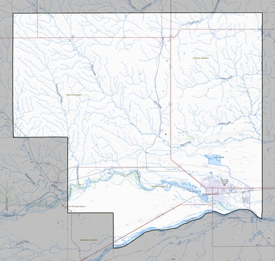 Platte County NE USGS topo map