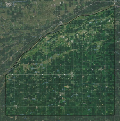Polk County NE USGS imagery and topo map