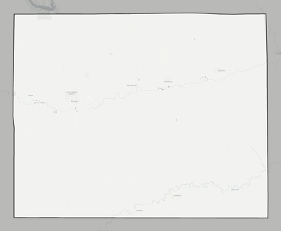 Red Willow County NE county basemap context
