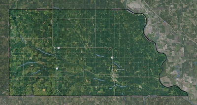 Richardson County NE USGS imagery and topo map