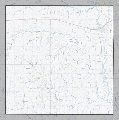 Saline County NE USGS topo map
