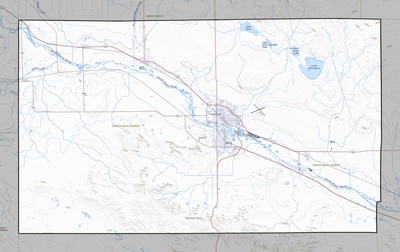 Scotts Bluff County NE USGS topo map