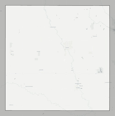 Seward County NE county basemap context