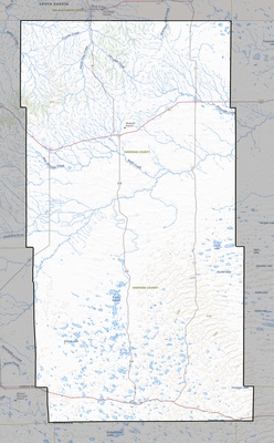 Sheridan County NE USGS topo map